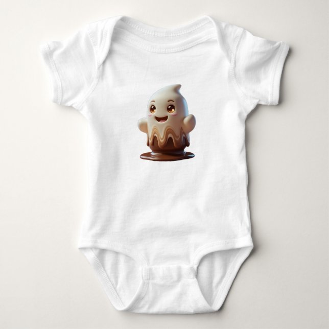 Confectionné avec amour pour votre Body bébé (Devant)