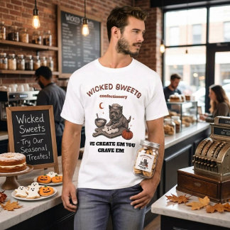 Confectionnerie Wicked Sweets Design de T-Shirt