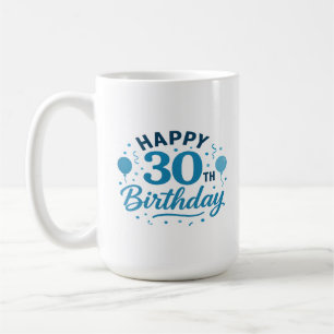 Confetti & Cheers : Joyeux 30ème Anniversaire Mug