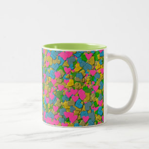Confetti Coeurs café Mug