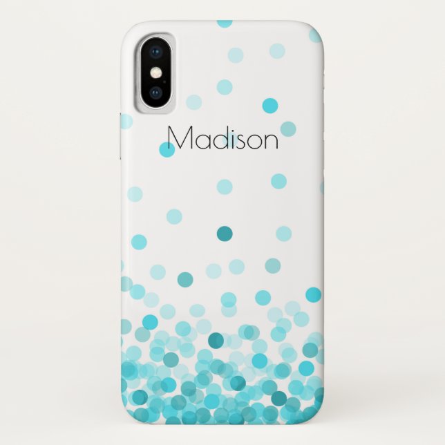 Confetti Coque-Mate à peine Il iPhone X Coque (Dos)