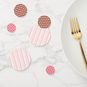 Confetti de concepteur rose pour buffet et restaur