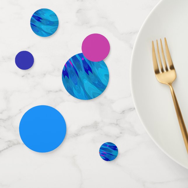 Confetti de la table d'ondulation de mer (Groupe)