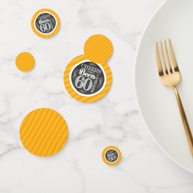 Confetti de table à 60 ans (Groupe)