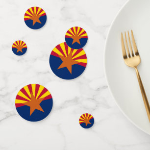 Confetti de table avec le drapeau de l'Arizona, Ét