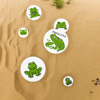 Confetti de table de grenouille verte