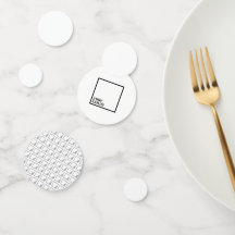 Confetti de table de logo