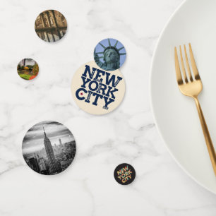 Confetti de table de New York