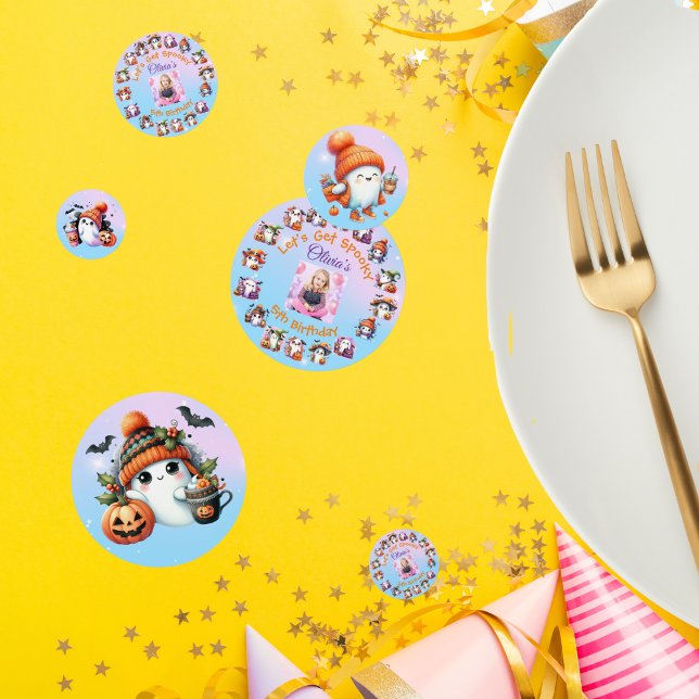 Confetti de table Ghost Lover Café pour la fête de (Créateur téléchargé)