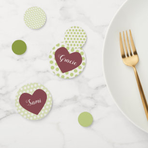 Confetti de table Jumeaux de pois doux