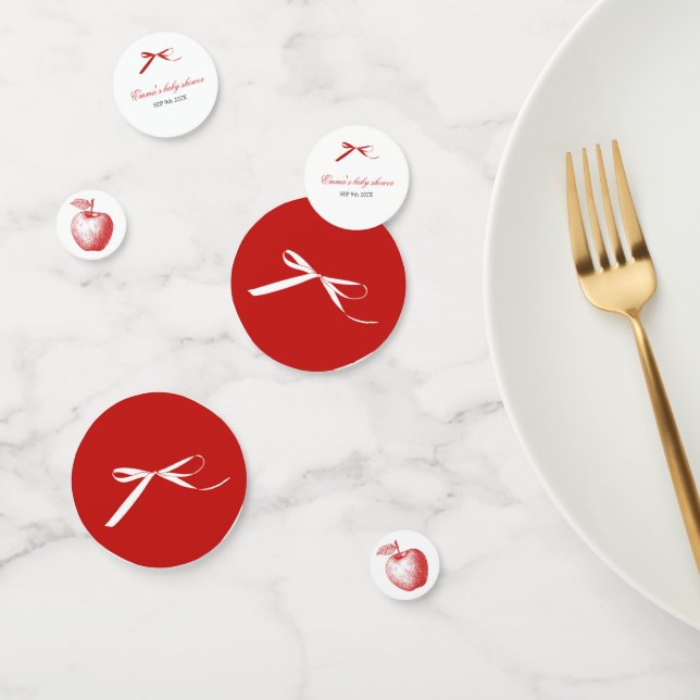 Confetti de table Pomme Rouge (Groupe)