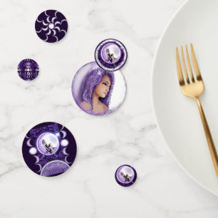 Confetti d'enfant pourpre lune