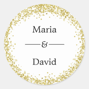 Confetti d'or, Stickers de Mariage.