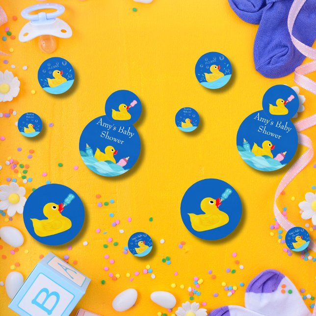Confetti Fête de Bébé Canard en Caoutchouc Mignon (Créateur téléchargé)