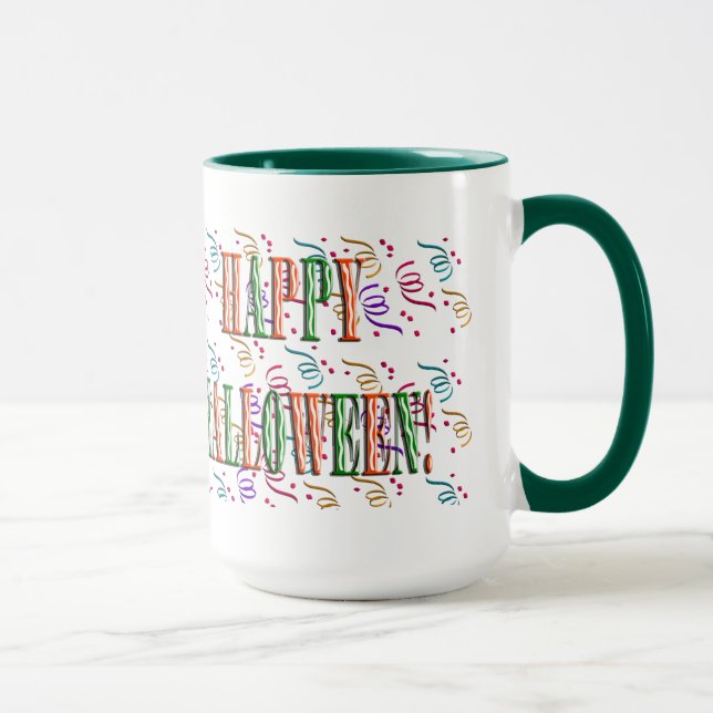 Confetti & Halloween Festival Text Mug (Droite)