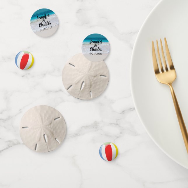 Confetti personnalisé à thème de plage (Groupe)