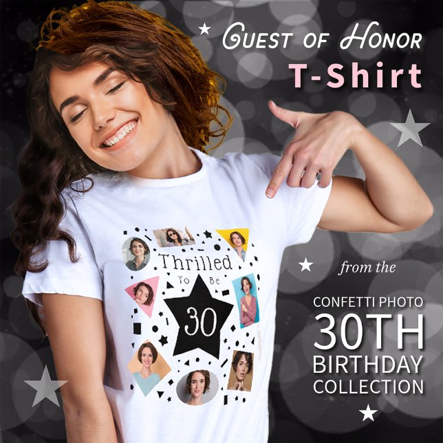 Confetti Ravi D'Être 30 T-Shirt Anniversaire (Créateur téléchargé)