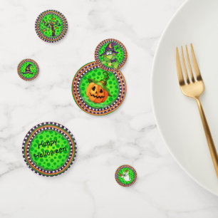 Confetti table de plaisir Halloween