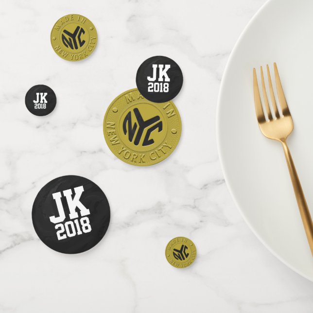 Confettis 11sur 12 points de jeton New York personnalisés (Groupe)