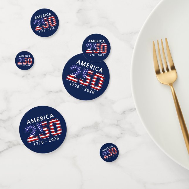 Confettis 250e anniversaire des États-Unis (Groupe)