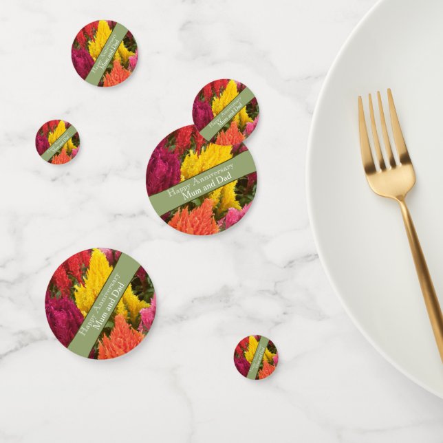 Confettis 29e anniversaire du Mariage Celosia (Groupe)