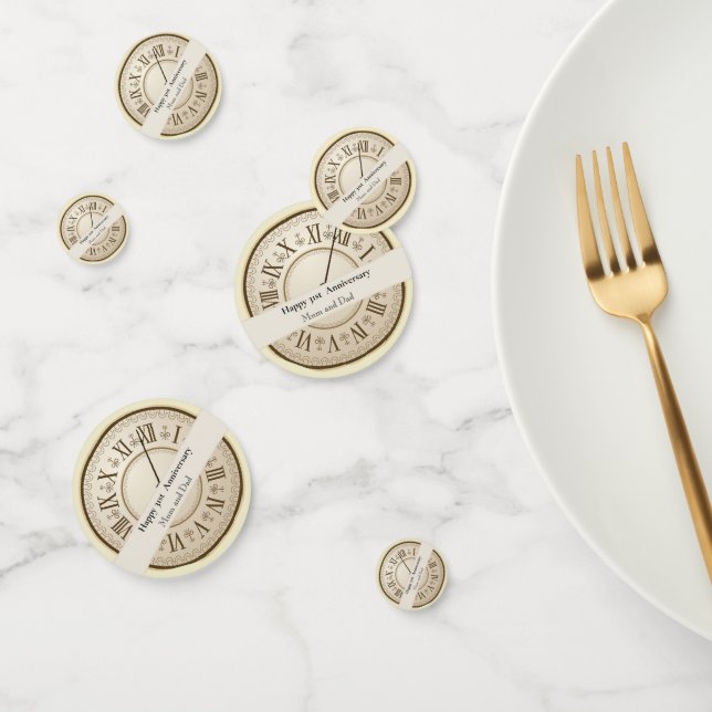 Confettis 31e anniversaire du Mariage modifiable (Groupe)