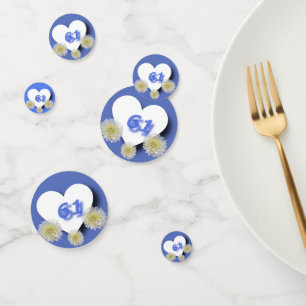 Confettis 61e anniversaire du Mariage