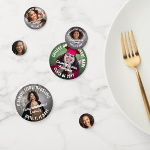 Confettis 6 Photo Graduation Inspiration Graduation Photo