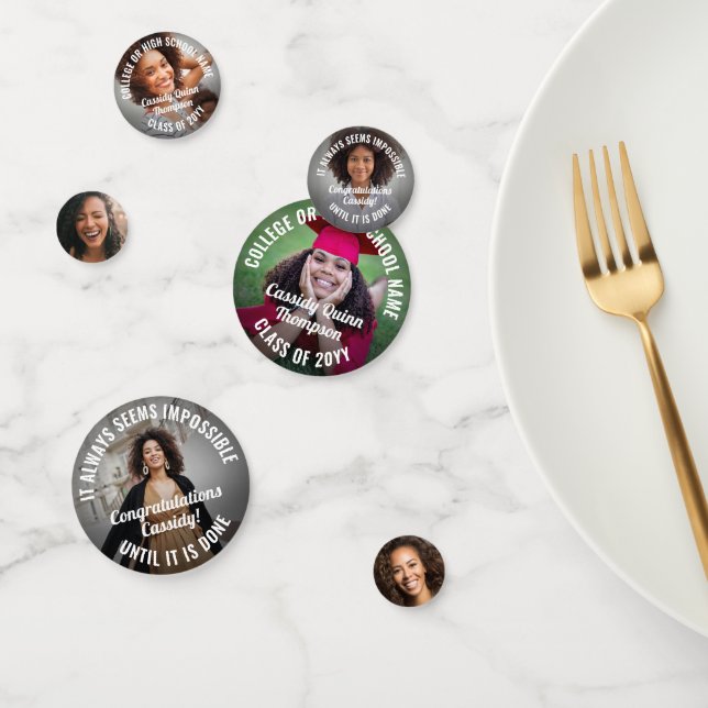 Confettis 6 Photo Graduation Inspiration Graduation Photo (Groupe)