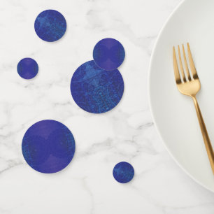 Confettis Acceptation Médaillons de violet violet bleu Ind