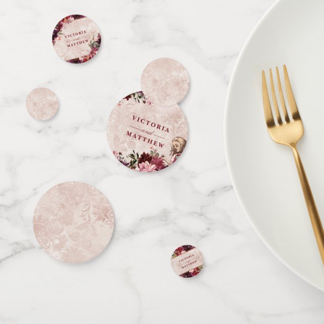 Confettis Alice au pays des merveilles Élégant Monogramme de (Groupe)