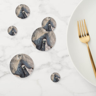 Confettis Alimentation des éléphants