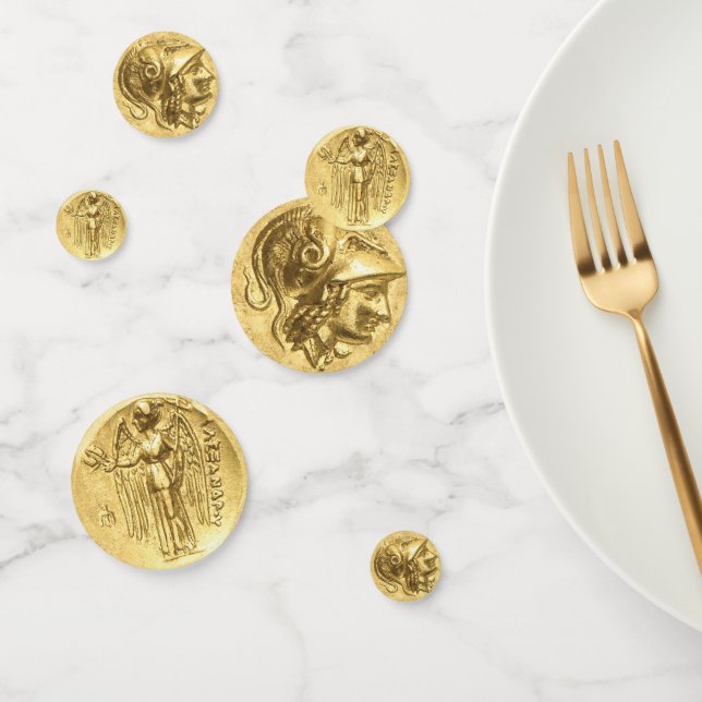 Confettis Ancienne pièce Athéna (Groupe)