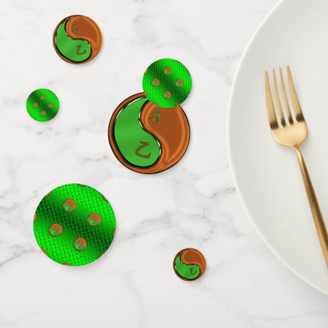 Confettis Année de la chèvre de bois (Groupe)