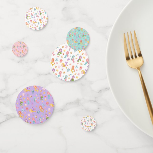 Confettis Anniversaire de Mermaid (Groupe)
