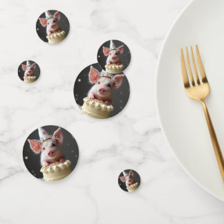 Confettis Anniversaire du cochon de Hap