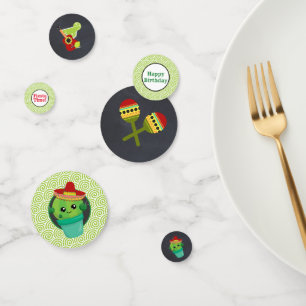 Confettis Anniversaire Fiesta Southwest Thème