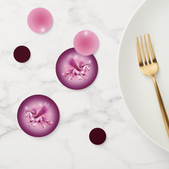 Confettis Anniversaire Pink Pegasus Design Imaginaire (Groupe)