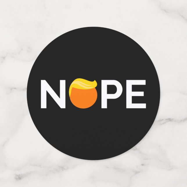 Confettis Anti-Trump - Nope Edition (Moyen verso)