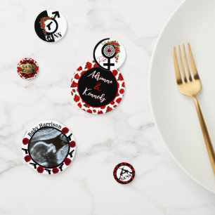 Confettis Armes à feu ou Roses Révéler le genre Nom et photo