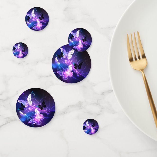 Confettis Arrière - plan avec papillons de nuit (Groupe)