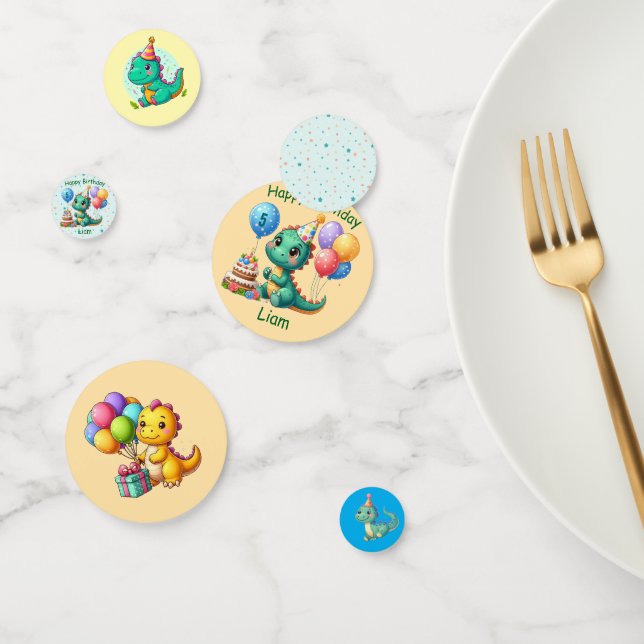 Confettis baby Dino Confeti (Groupe)