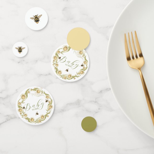 Confettis Baby shower à thème Baby to Bee (Groupe)