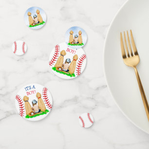 Confettis Baby shower à thème de baseball de garçon Baby and