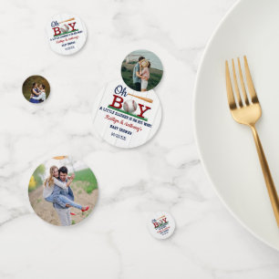 Confettis Baby shower de baseball Boys