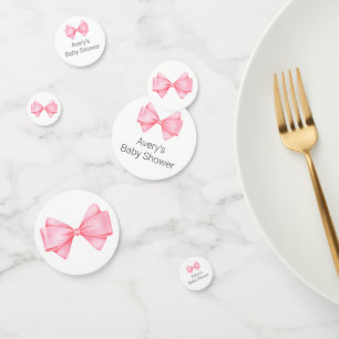 Confettis Baby shower de boule rose