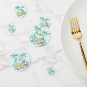 Confettis Baby shower de dinosaures