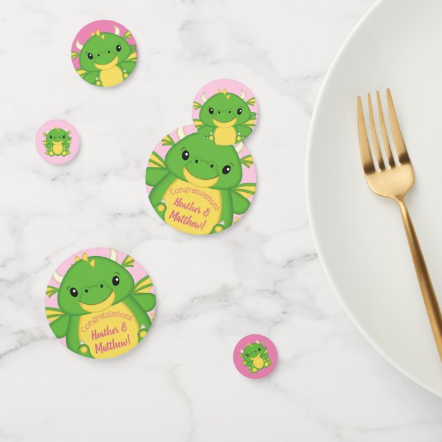 Confettis Baby shower Dragon (Groupe)