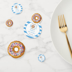 Confettis Baby shower moderne Donut Boys saupoudrer