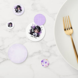 Confettis Baby Shower sur le thème d'Halloween – Bébé gothiq